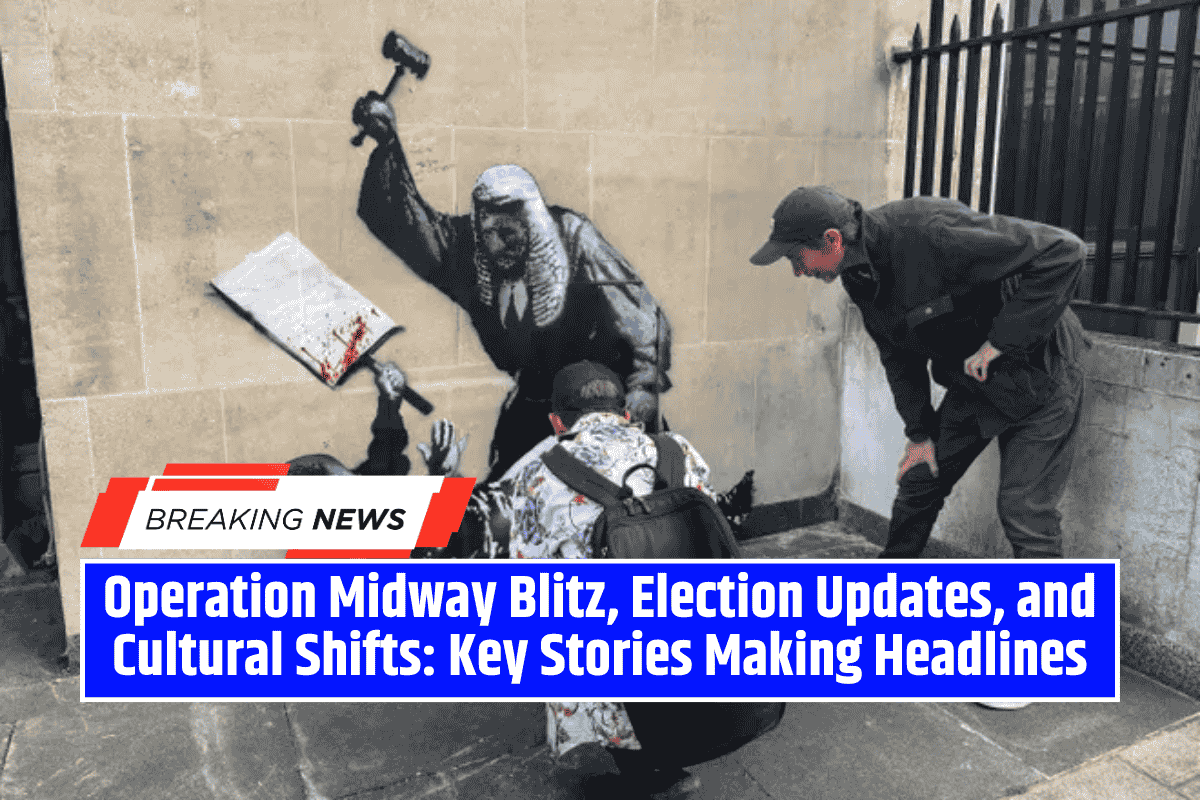 Operation Midway Blitz, Election Updates, and Cultural Shifts: Key Stories Making Headlines